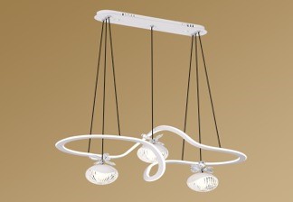 Chandelier (3C LED Aluminum + Acrylic)
