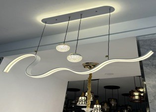 Chandelier (3C LED Aluminum +  Acrylic)