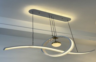 Chandelier (3C LED Aluminum + Acrylic)