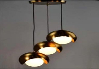 Chandelier (E27*3 METAL+GLASS)