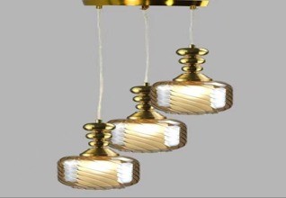 Chandelier (E27*1 METAL+GLASS)