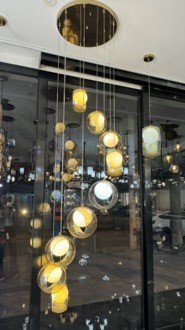Chandelier (G9*9 Glass+Metal)